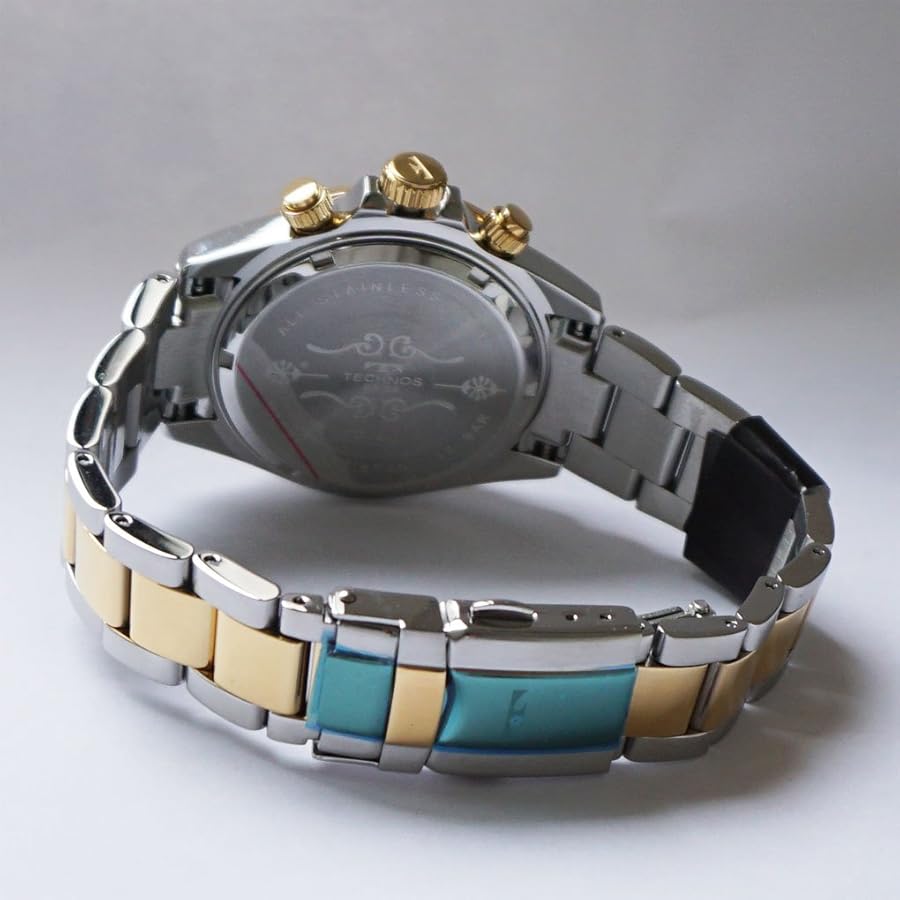 Amazon | TECHNOS テクノス SWISS [100M防水] 腕時計 クロノ